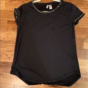 Flowy top with stud detail